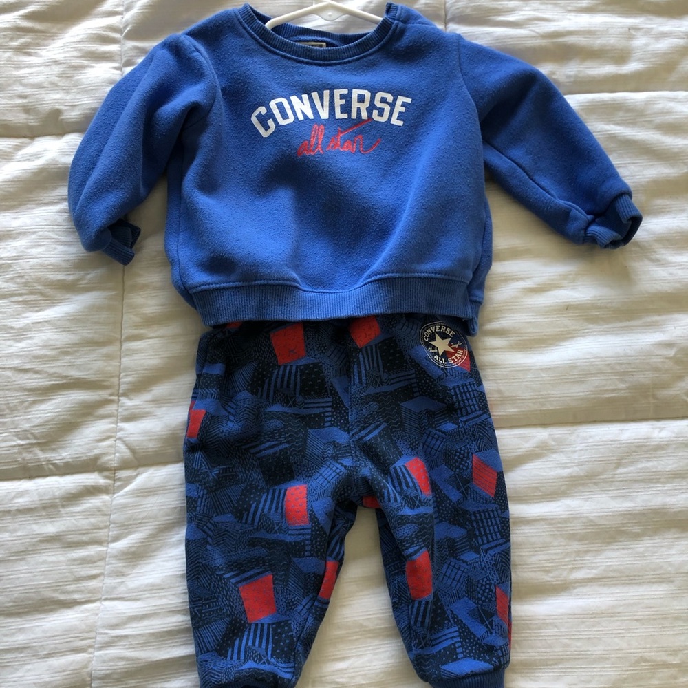 Baby boys converse sweatsuit